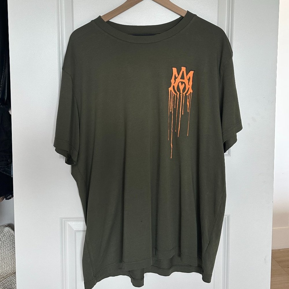 AMIRI Spray Paint Drip M.A. T-Shirt